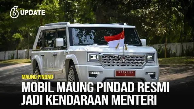 Mobil Maung Pindad Resmi Jadi Kendaraan Menteri