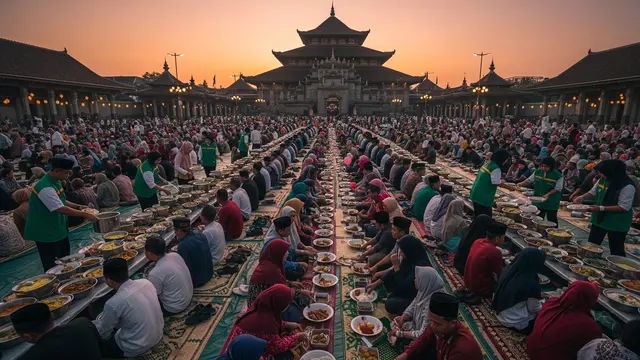 Ilustrasi Buka Puasa Bersama