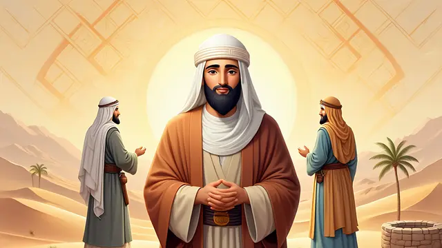 Mukjizat Nabi Ishaq AS (Foto: Reve Art AI)