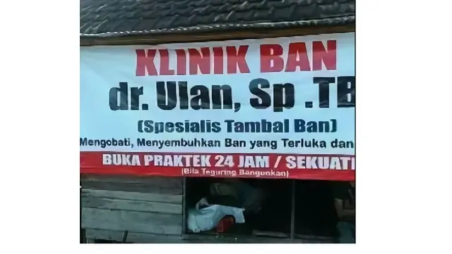 6 Spanduk 'Dokter Spesialis' Ini Kreatif Banget, Pembeli Senyum Nyengir