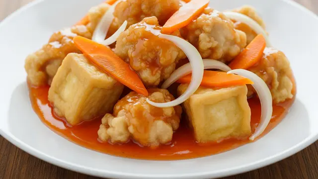 Ayam Tahu Krispi Asam Manis