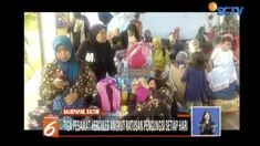 Ratusan korban gempa dan tsunami Donggala-Palu mengungsi ke Balikpapan menggunakan pesawat hercules milik TNI AU.
