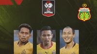 Piala Menpora - Bhayangkara Solo FC, Andik Vermansah, Evan Dimas, Hansamu Yama (Bola.com/Adreanus Titus)