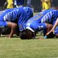 Selebrasi sujud para pemain Persib Bandung di final Piala Presiden (Yoppy Renato/Liputan.com)