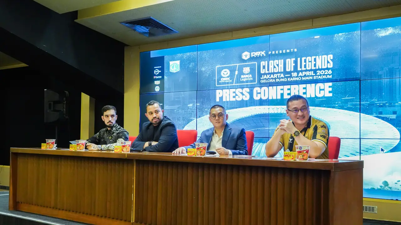 Jumpa pers Clash of Legends di GBK