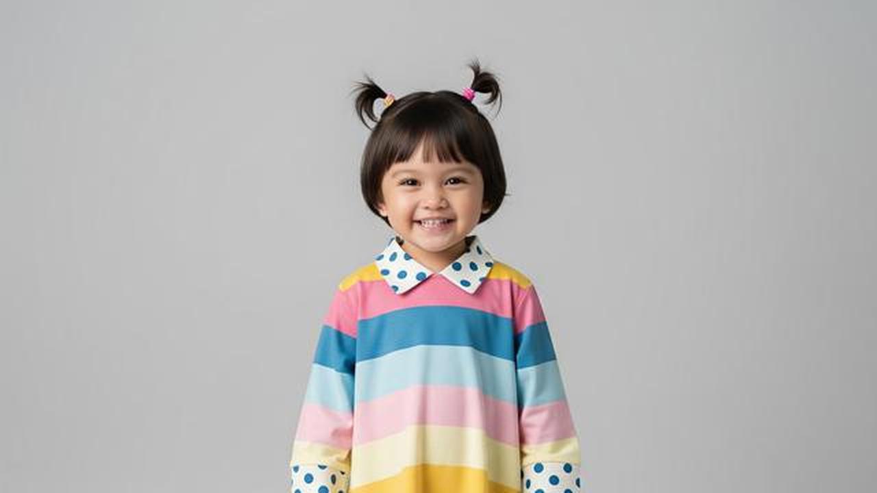 8 Model Baju Anak Perempuan 1-5 Tahun Motif Polkadot &amp; Stripe, Lucu dan Nyaman Dipakai