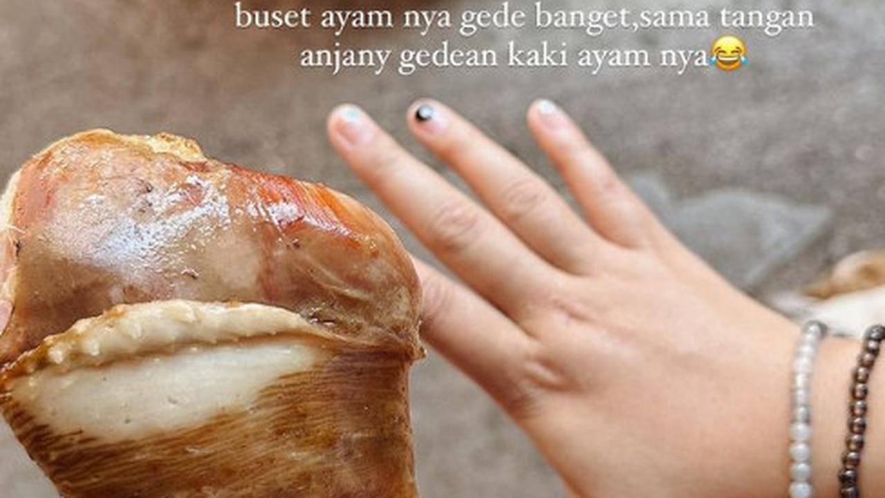 Dhyaz Tetap Bahagia Menemukan Paha Ayam Jumbo