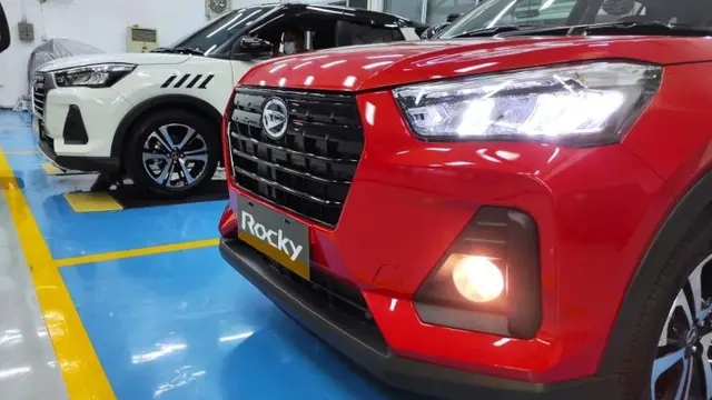Tampilan grill yang sporty dari Daihatsu Rocky (Arief A/Liputan6.com)