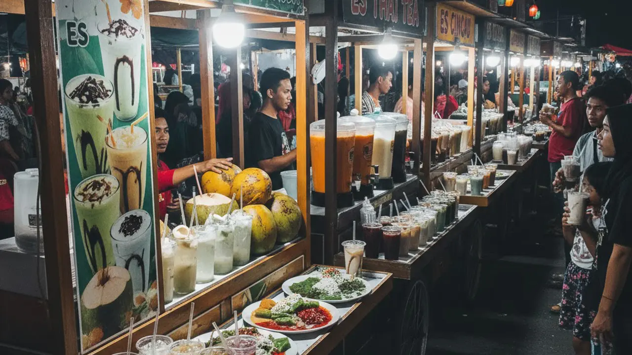 Jualan minuman (Gemini AI)