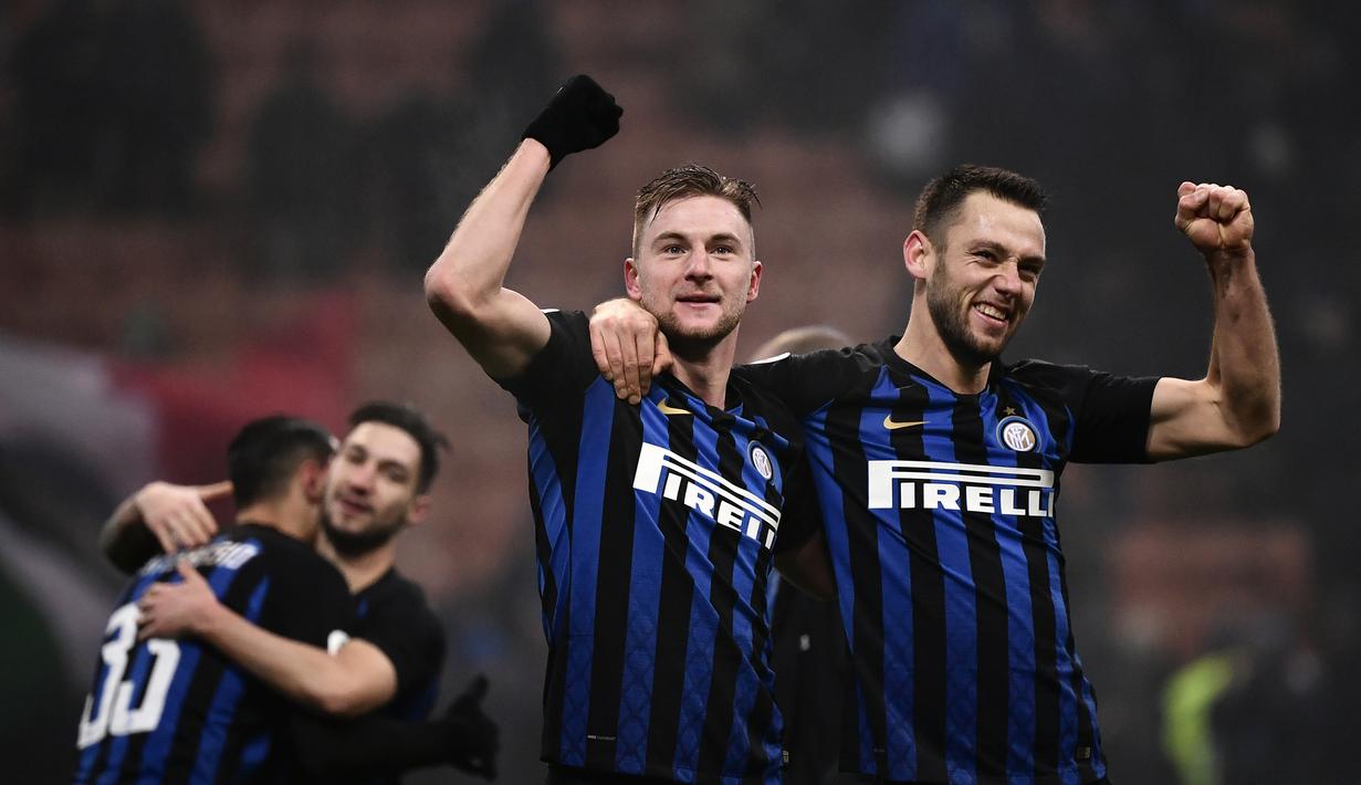 3. Inter Milan - Memang kabar ketertarikan Inter Milan untuk memboyong Robben santer terdengar dua musim belakangan. Dengan kedatangan Robben akan membuat sayap kanan Inter makin bervariasi. (AFP/Marco Bertorello)