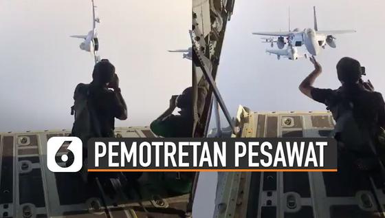 VIDEO: Keren, Ini Dia Pemotretan Formasi Pesawat Tempur