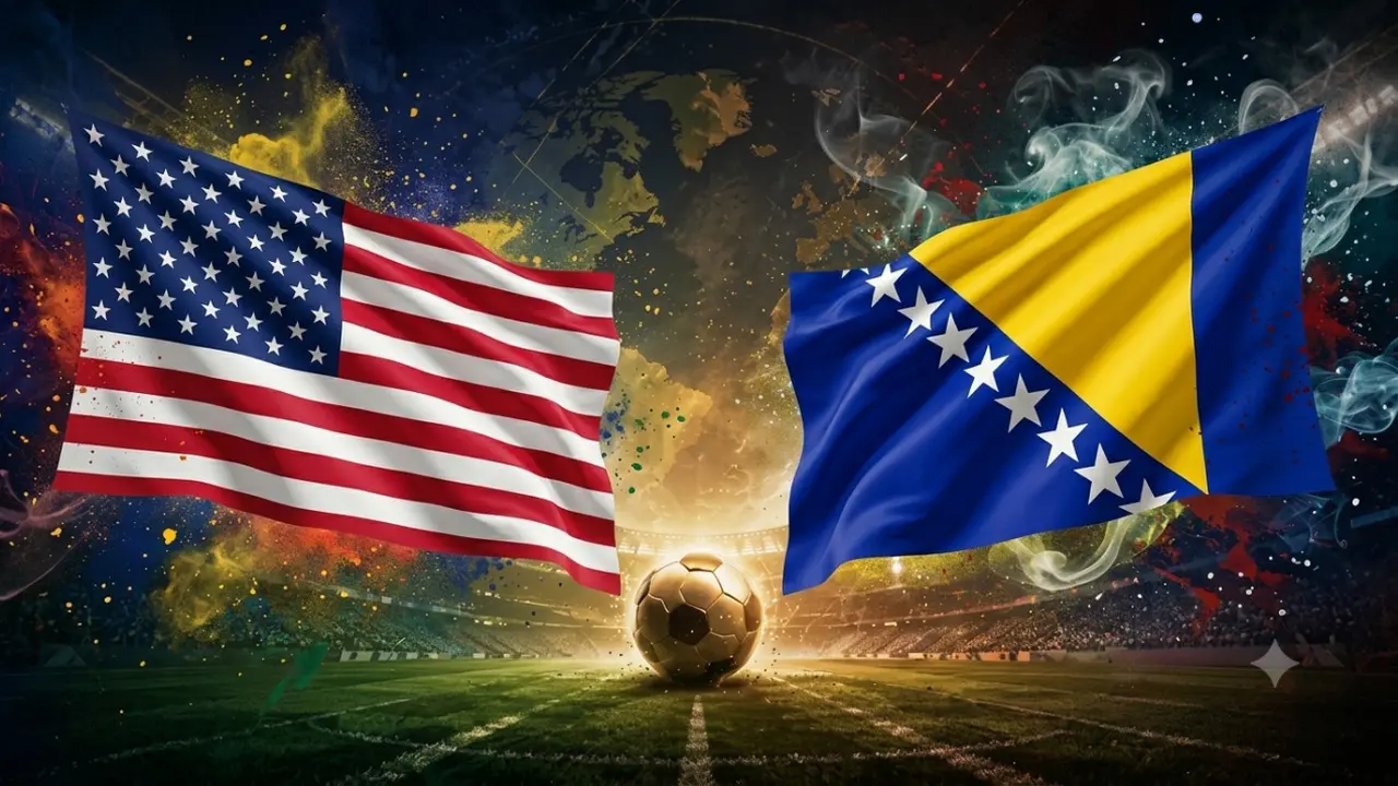 Ilustrasi Amerika Serikat Vs Bosnia dan Herzegovina