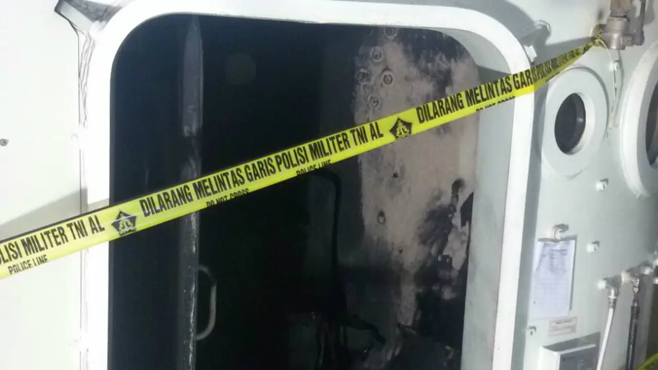 Chamber Hiperbalik yang terbakar di RSAL Mintohardjo