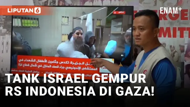 12 Orang Tewas dalam Serangan Tank Israel di RS Indonesia di Gaza