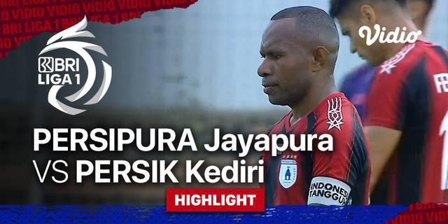 VIDEO: Highlights BRI Liga 1, Persipura Berbagi Poin dengan Persik Kediri