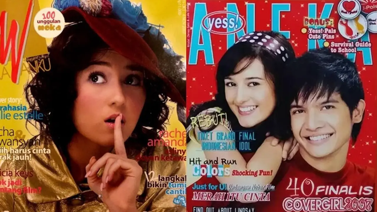 6 Foto Jadul Julie Estelle Saat Jadi Cover Model Majalah, Curi Perhatian