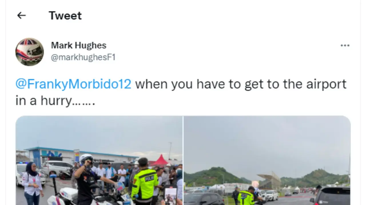 Tangkapan layar aksi Franco Morbidelli