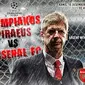 Olympiakos Piraeus vs Arsenal FC (Liputan6.com/Abdillah)