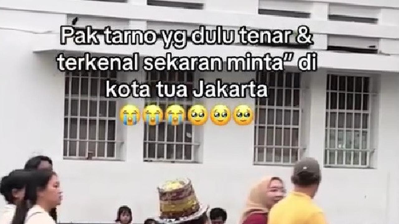 Viral! Sosok Diduga Pak Tarno Ngemis di Kota Tua, Ini Klarifikasi dan Penjelasannya