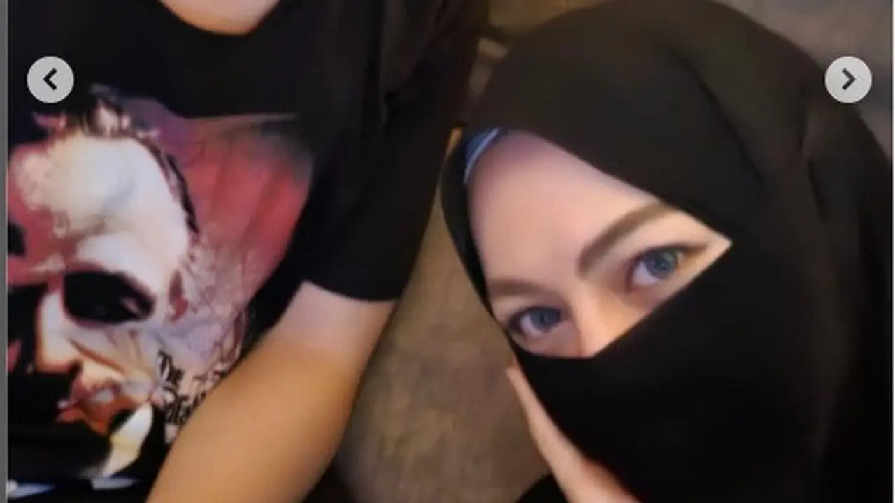 Ratu Rizky Nabila kini tampil bercadar (Foto: instagram raturn)