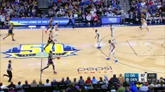 Berita video game recap NBA 2017-2018 antara Denver Nuggets melawan Golden State Warriors dengan skor 115-108.