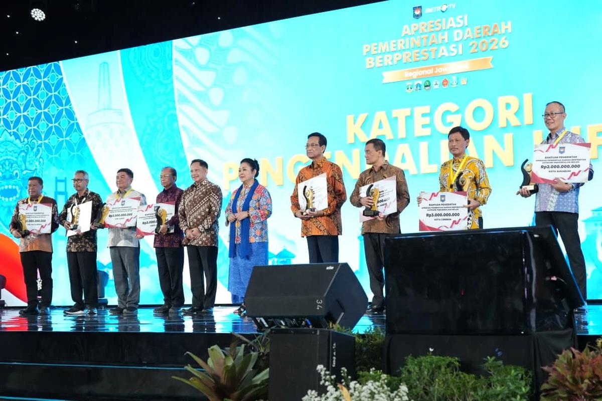 Dorong Kinerja Daerah, Kemendagri Beri Penghargaan Pemda Berprestasi Regional Jawa-Bali