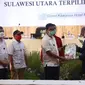 Berita acara diserahkan KPU Sulut dengan disaksikan Bawaslu Sulut pada pasangan calon nomor urut 1, nomor urut 2, dan nomor urut 3 dengan didampingi partai pengusung.