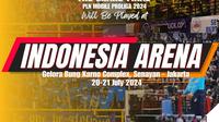 Grand final PLN Mobile Proliga 2024 dipindah ke Indonesia Arena, Gelora Bung Karno, Senayan, Jakarta, 20-21 Juli. Sebelumnya, grand final dijadwalkan digelar di GOR Among Rogo, Yogyakarta. (foto: instagram @proliga_official)