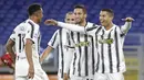 5. Juventus - Bianconeri merupakan klub yang paling sering dibobol Cristiano Ronaldo di Liga Champions. Dari tujuh pertandingan melawan Si Nyonya Tua, Ronaldo berhasil mencetak 10 gol. (AP/Gregorio Borgia)