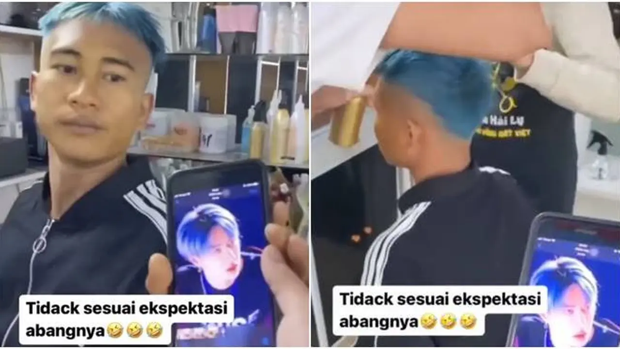 Ingin Mirip Artis K-Pop, Hasil Cukur Rambut Pria Ini Enggak Sesuai Ekspektasi