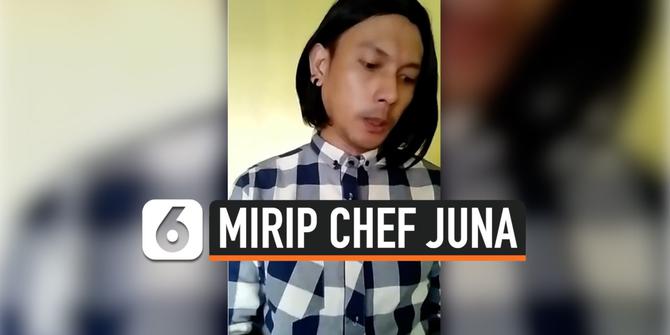 VIDEO: Pria Mirip Chef Juna Mendadak Viral di Media Sosial