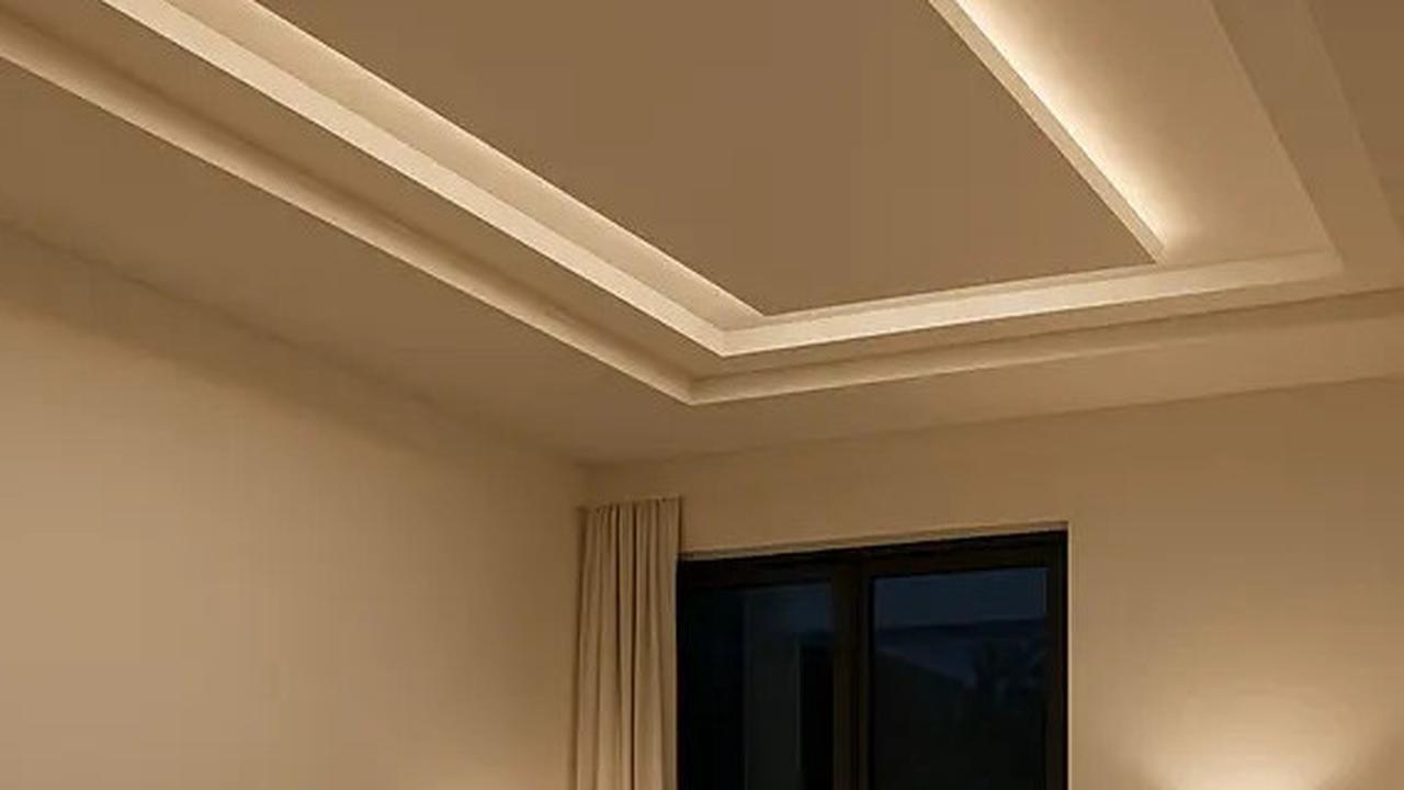 Model Plafon Gypsum Minimalis Terbaru untuk Ruang Tamu Modern