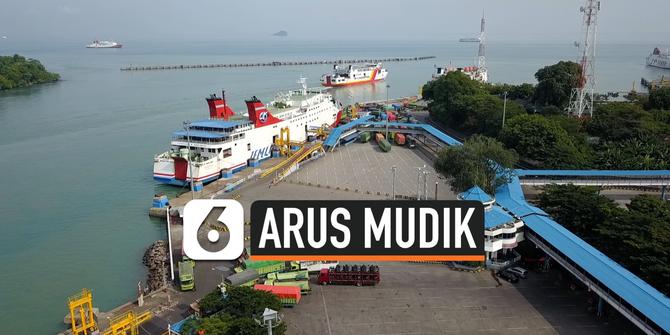 VIDEO: Sejak Pagi Hari Pelabuhan Merak Sepi Pemudik