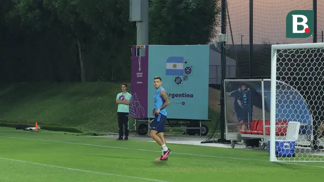 Latihan Timnas Argentina