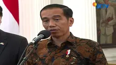 Presiden Joko Widodo menyambut baik dan memberikan dukungan penuh atas pertemuan Presiden Korea Utata Kim Jong Un dan Presiden Korea Selatan Moon Jae In.