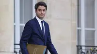 Gabriel Attal ditunjuk sebagai perdana menteri (PM) Prancis yang baru. Ia tercatat sebagai PM termuda dalam sejarah Prancis, usianya baru 34 tahun. (Ludovic Marin/AFP)