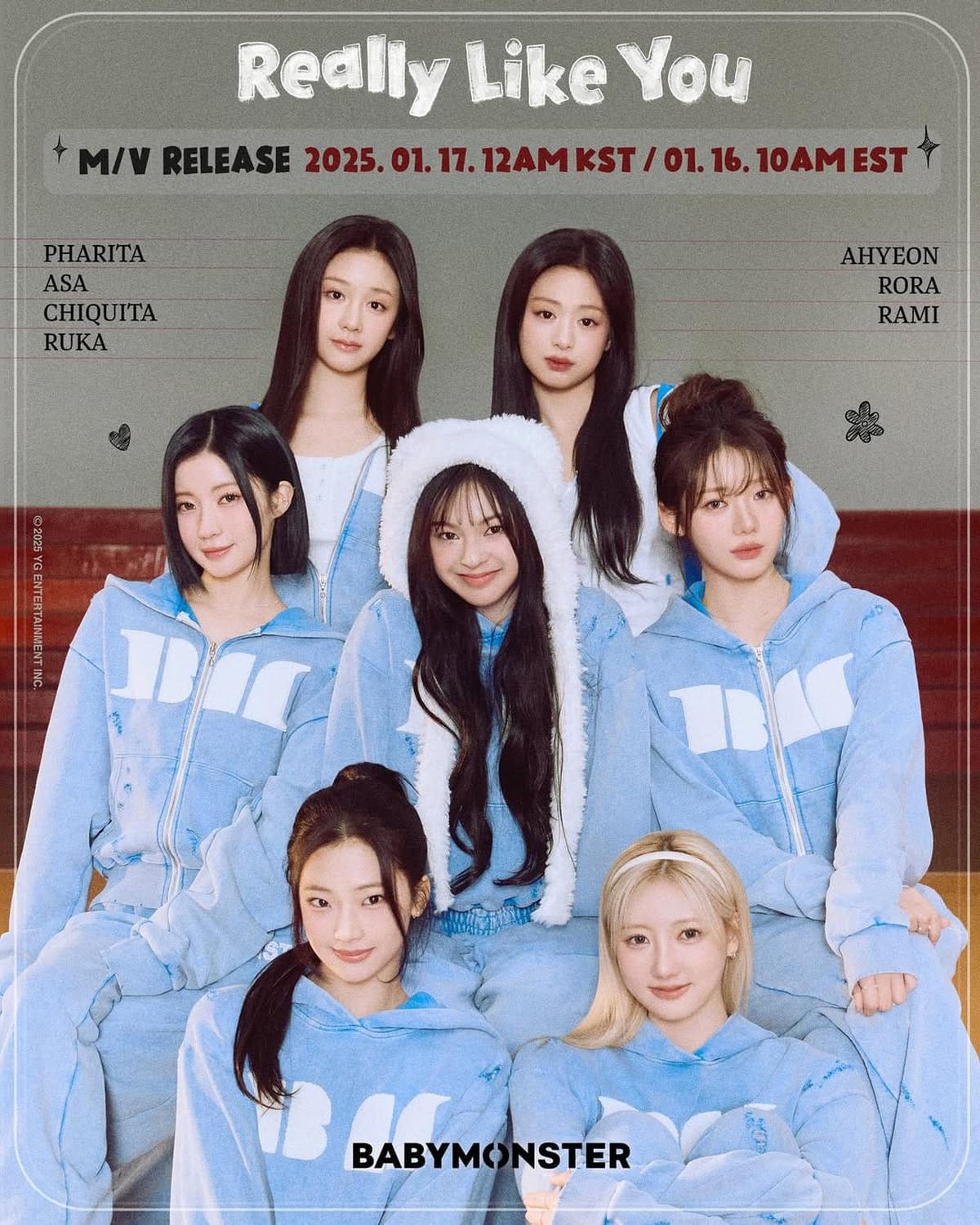 BABYMONSTER Rilis MV 'Really Like You' dengan Konsep ala Sekolah, Beri Kejutan di Akhir Video untuk Penggemar