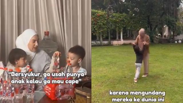 Irish Bella dan dua anaknya, Air Rumi Akbar dan Amala Putri Sabai Akbar (Instagram/@_irishbella_)