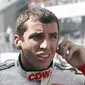 Pembalap IndyCar asal Inggris Justin Wilson meninggal dunia pada Senin (24/8/2015) waktu setempat. Mantan pembalap F1 itu sempat koma setelah menderita cedera kepala serius saat kompetisi IndyCar di Pennsylvania. Foto diambil 9 November 2007. (AFP Photo)