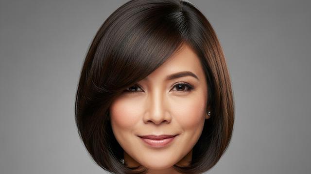 Bob dengan Poni Samping