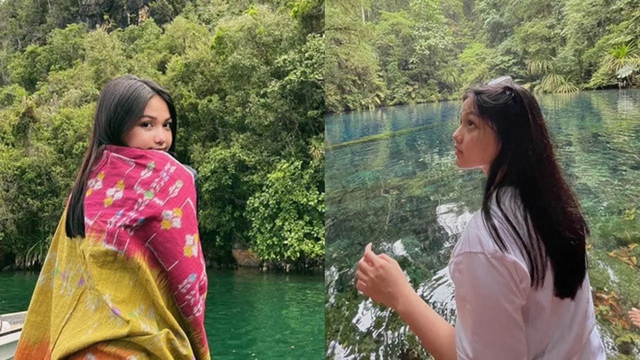 7 Momen Seru Aisyah Aqilah Syuting Sambil Liburan di Papua