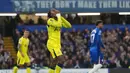 The Lilywhites kembali kebobolan pada menit ke-66 melalui gol Andrey Santos yang membuat skor menjadi 0-2. (AP Photo/Kirsty Wigglesworth)
