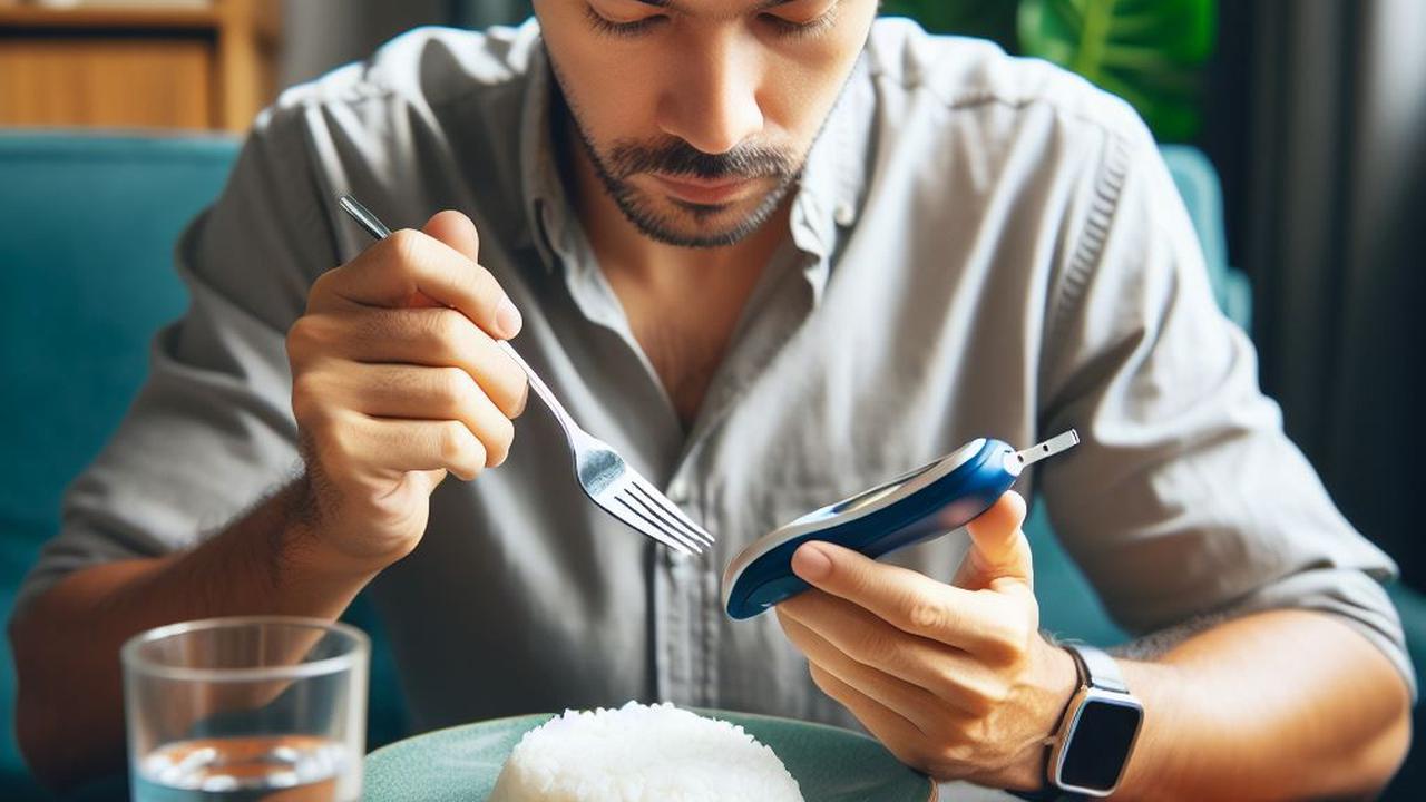 Ilustrasi Penderita Diabetes Makan Nasi Putih