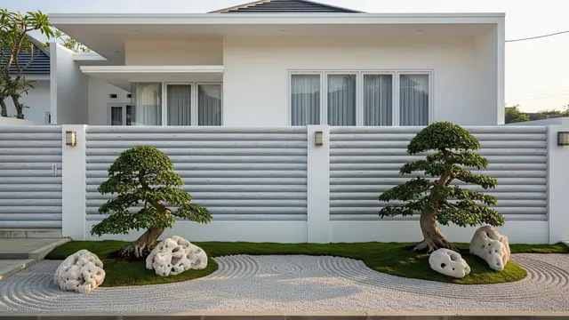 Aksen Horisontal Minimalis Bergaya Jepang