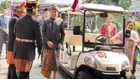 Pakai Baju Adat Bali, Jokowi Hadiri HUT ke-81 RI di Istana Merdeka