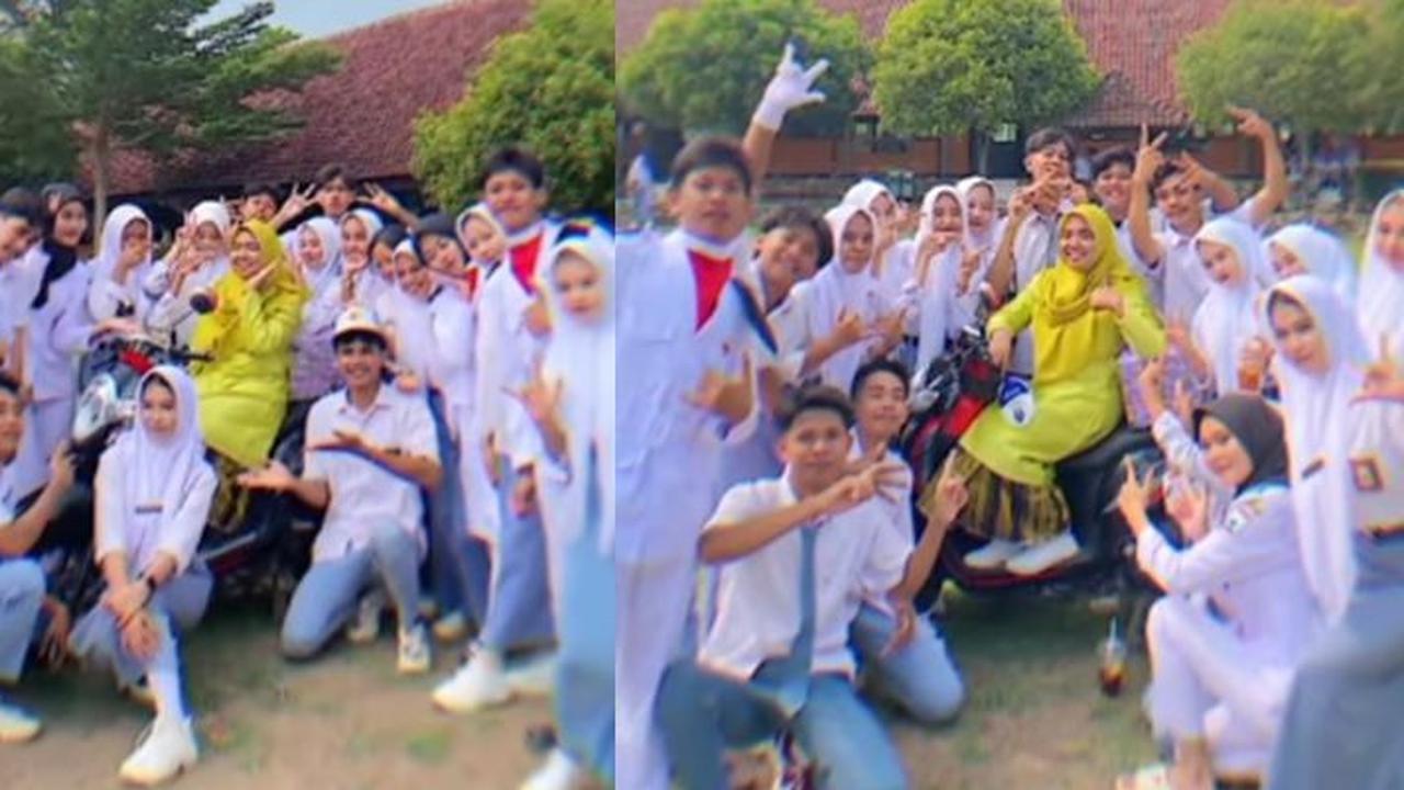 Momen Para Murid SMA Hadiahi Gurunya Motor Baru Disorot, Bikin Heran dan Penasaran Iurannya