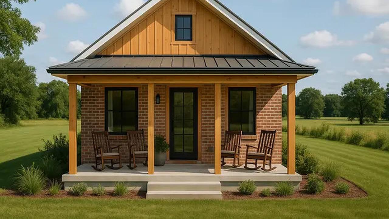8 Model Rumah Kecil Tapi Cantik 5x7 Meter dari Bata Ekspos dan Kayu, Sederhana Tapi Bikin Betah