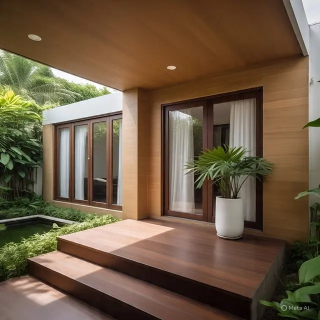 Rumah papan 2025. (Liputan6.com/MetaAI)