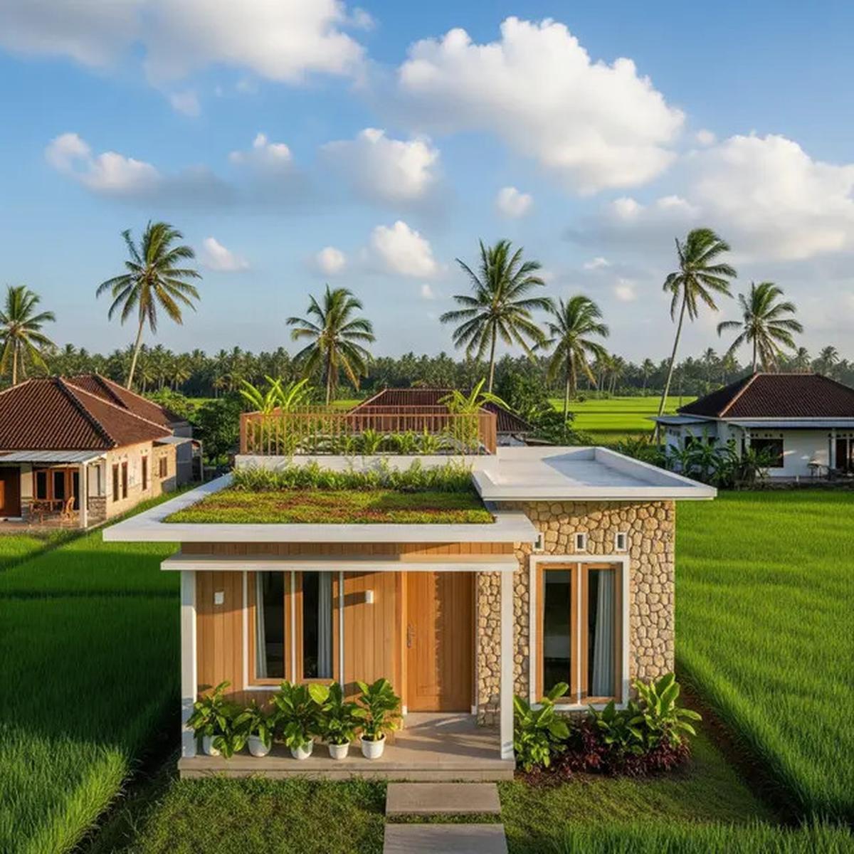 7 Model Rumah Murah Tapi Elegan dengan Atap Datar 2025 di Kampung, Hunian Idaman dengan Budget Terjangkau