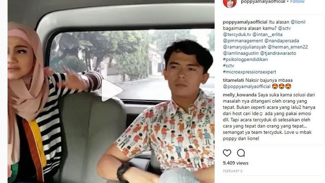 Lionil Hendrik Poppy Amalia Ungkap Alasan Nonton Tercyduk Sctv